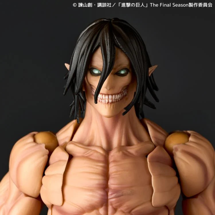 PREORDER Attack on Titan Amazing Yamaguchi Revoltech NR057 Attack Titan (Eren Yeager) Action Figure