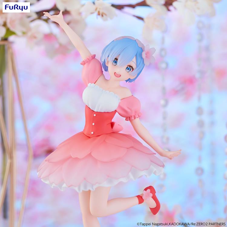 PREORDER Re:Zero Starting Life in Another World Trio-Try-iT Rem (Cherry Blossoms) Figure