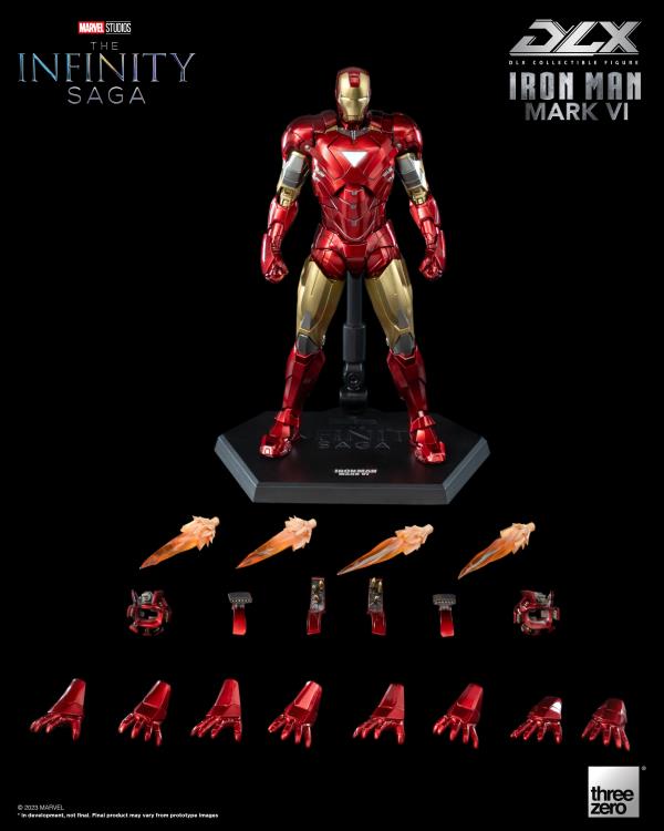 PREORDER Threezero Avengers: The Infinity Saga DLX Iron Man Mark 6 1/12 Scale Figure