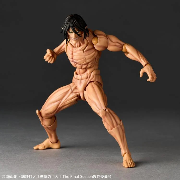 PREORDER Attack on Titan Amazing Yamaguchi Revoltech NR057 Attack Titan (Eren Yeager) Action Figure