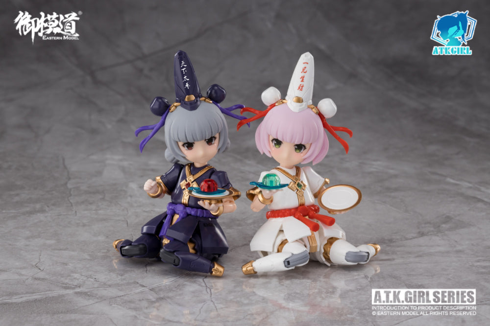 PREORDER A.T.K. Girl Black and White Impermanence Set of 2 Figures 1/12 Scale Model Kit