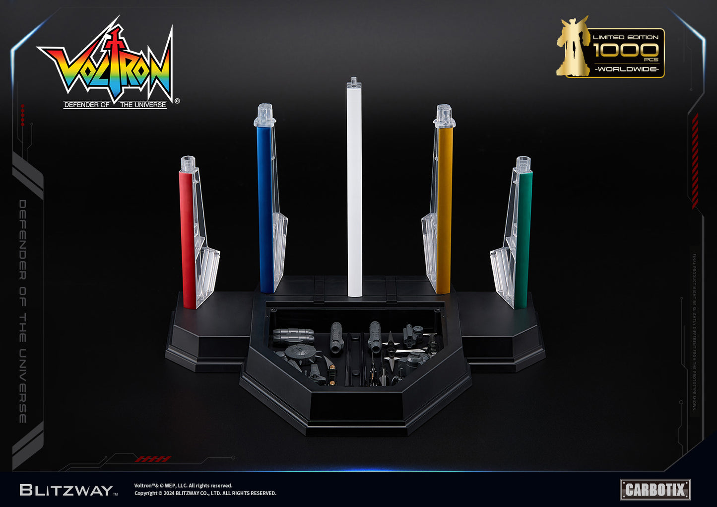PREORDER Blitzway Carbotix Black Voltron Base BW-CA-11102