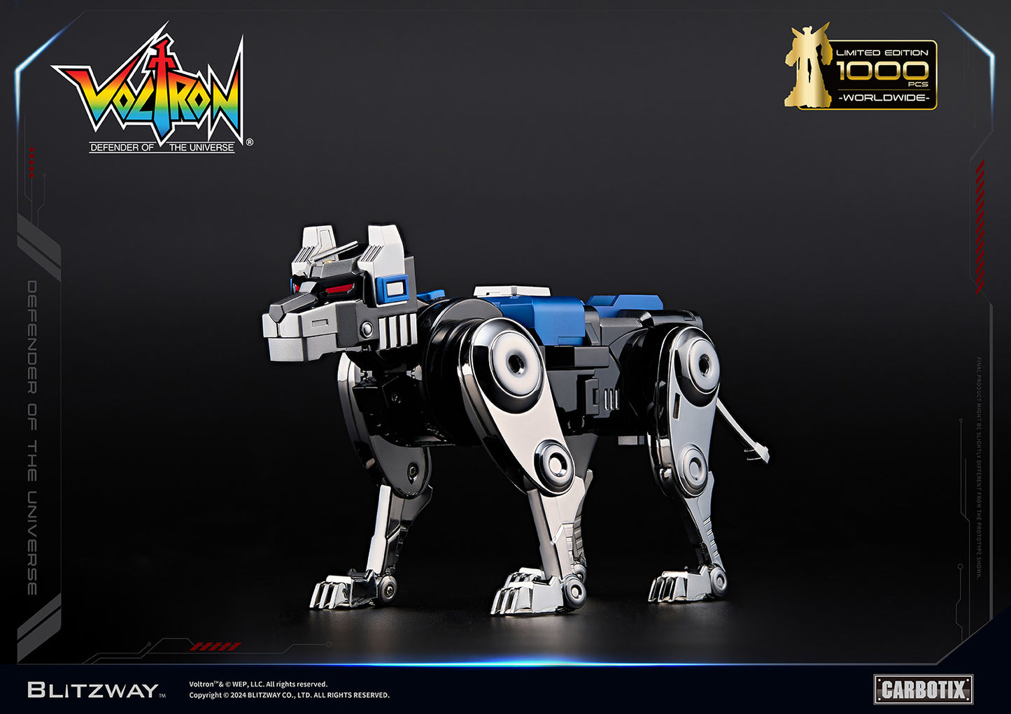PREORDER Blitzway Carbotix Black Voltron BW-CA-11101