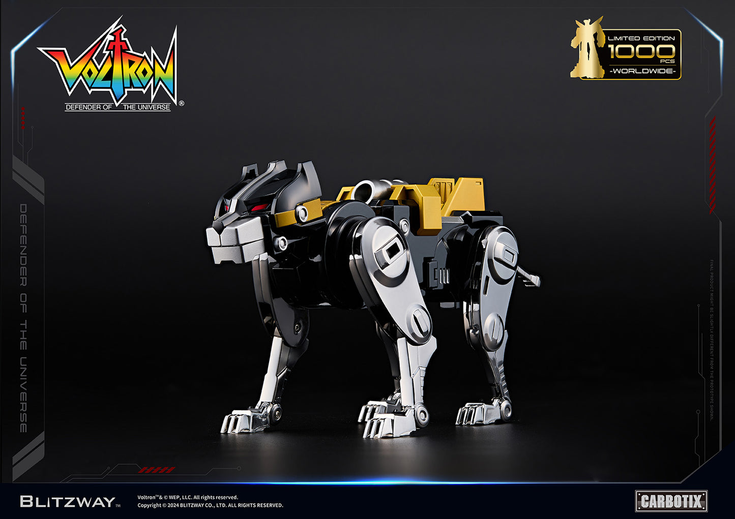 PREORDER Blitzway Carbotix Black Voltron BW-CA-11101