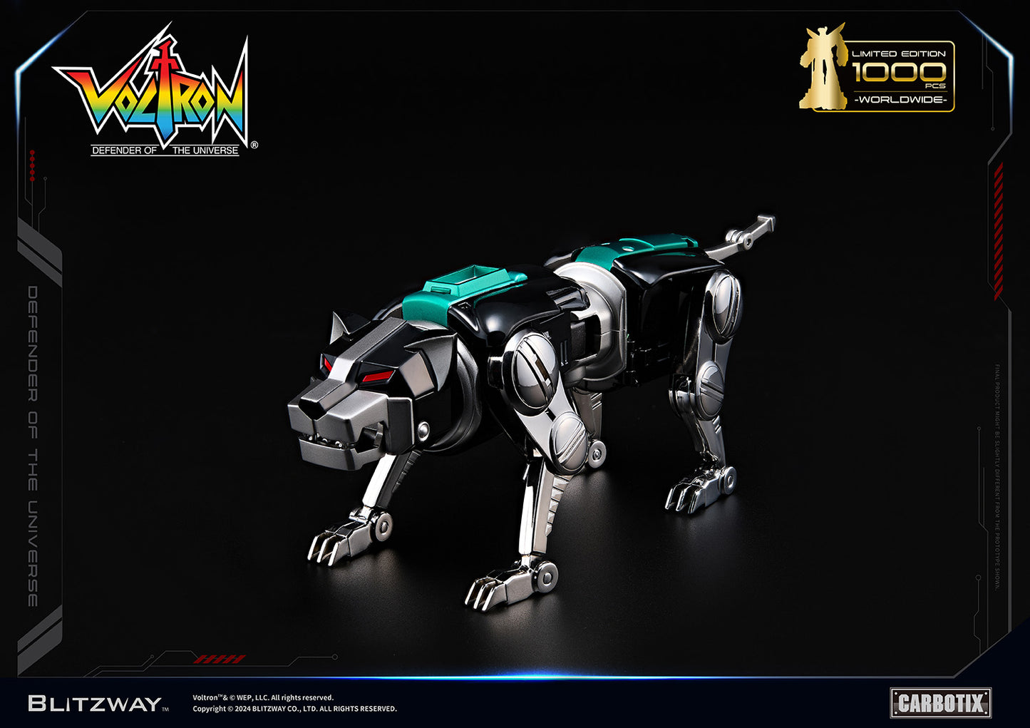 PREORDER Blitzway Carbotix Black Voltron BW-CA-11101