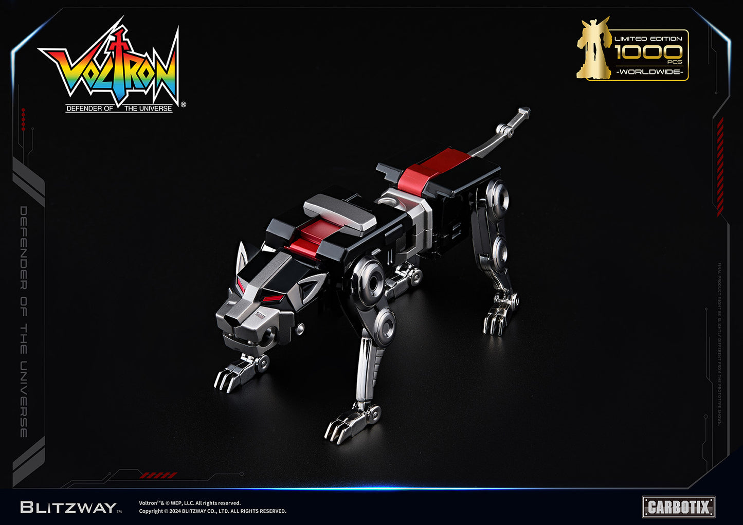 PREORDER Blitzway Carbotix Black Voltron BW-CA-11101