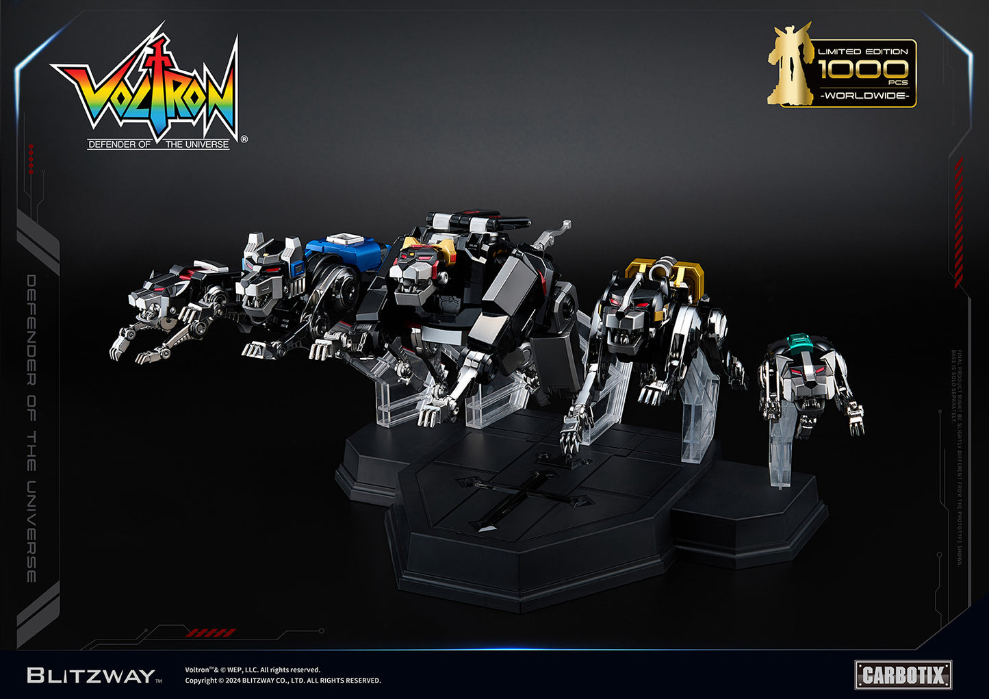 PREORDER Blitzway Carbotix Black Voltron BW-CA-11101