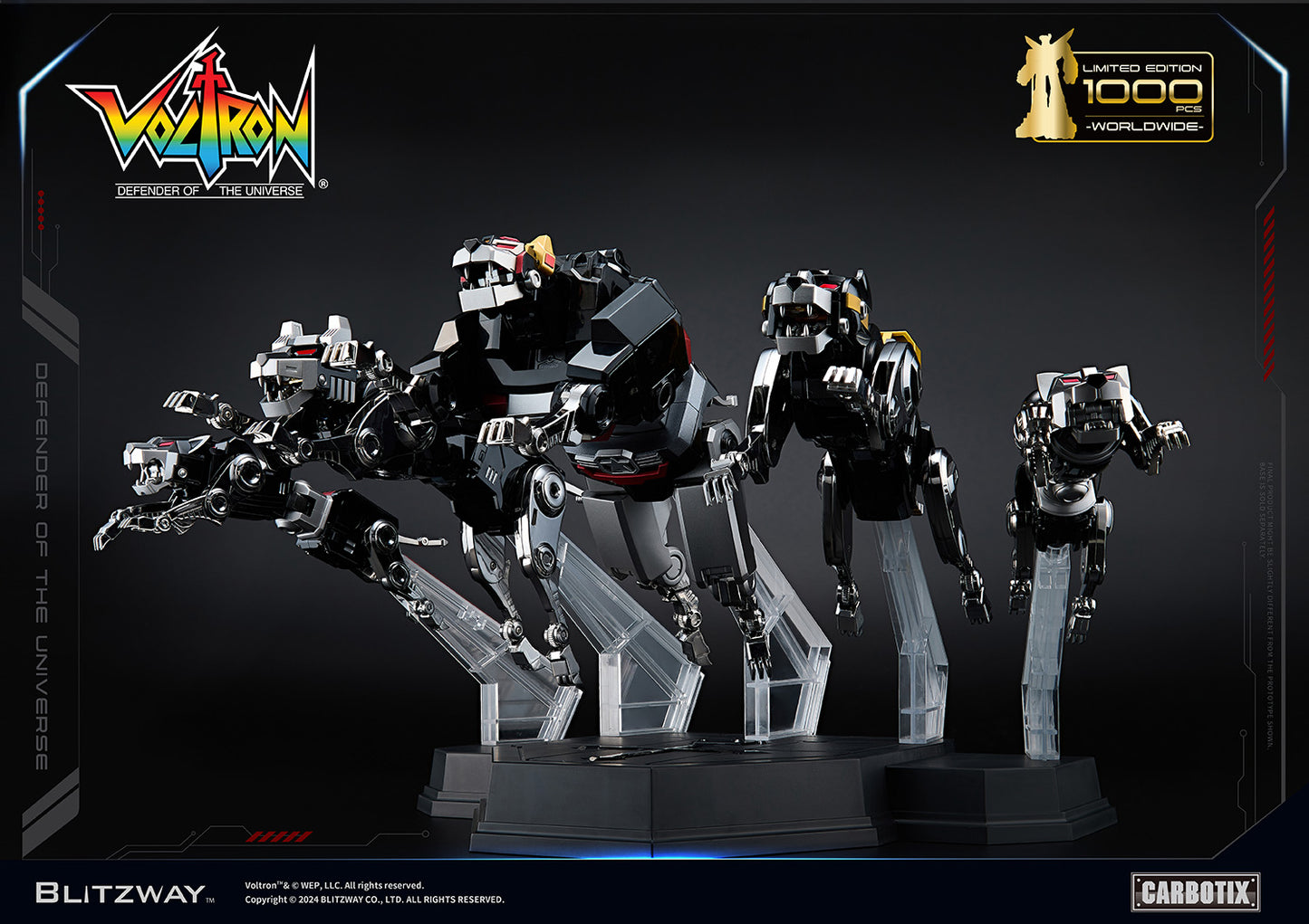 PREORDER Blitzway Carbotix Black Voltron BW-CA-11101