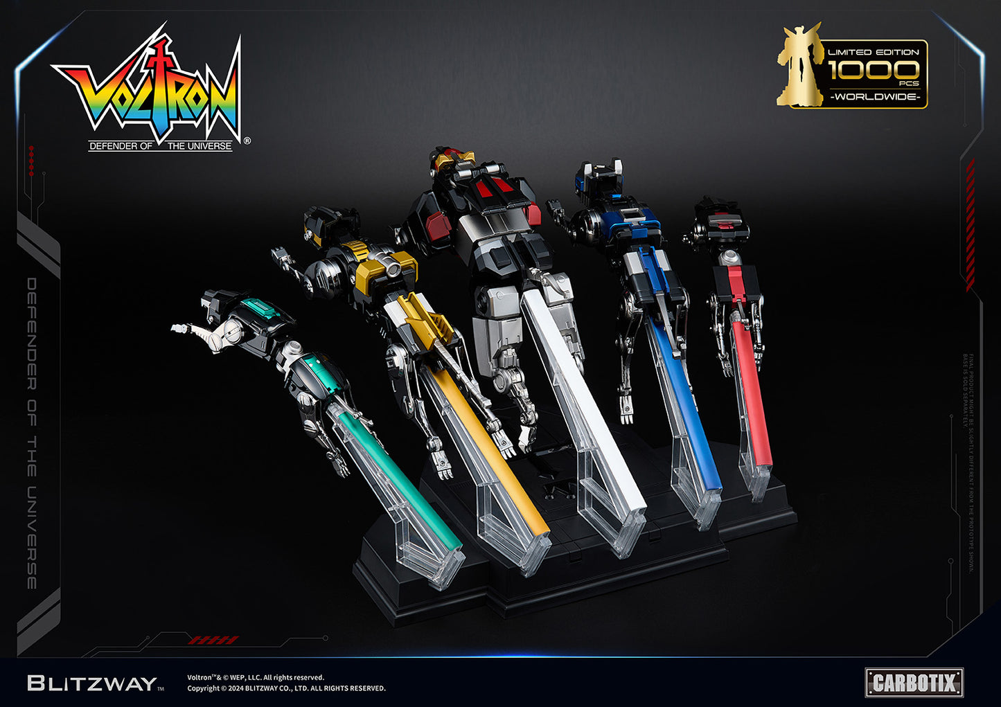 PREORDER Blitzway Carbotix Black Voltron BW-CA-11101