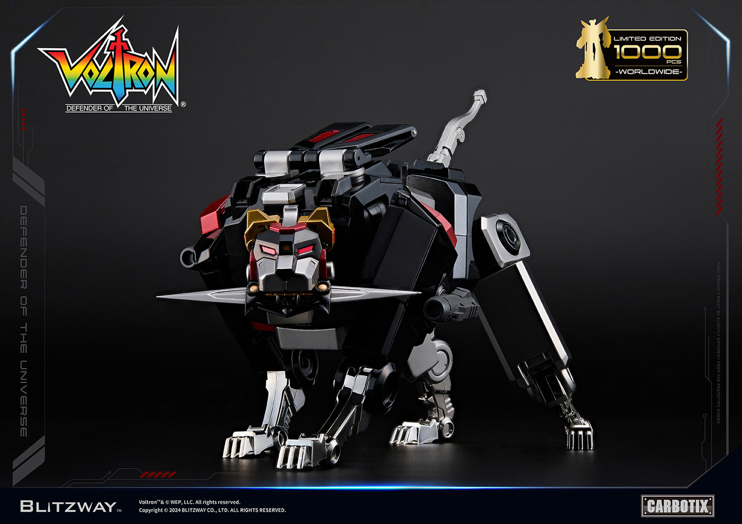 PREORDER Blitzway Carbotix Black Voltron BW-CA-11101