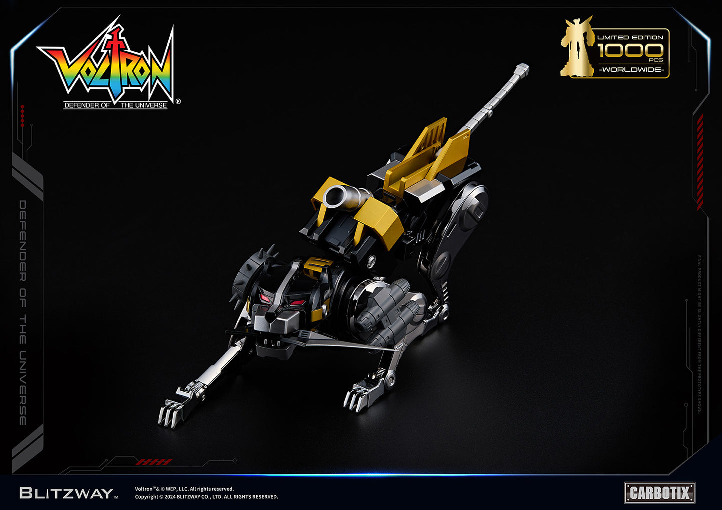 PREORDER Blitzway Carbotix Black Voltron BW-CA-11101