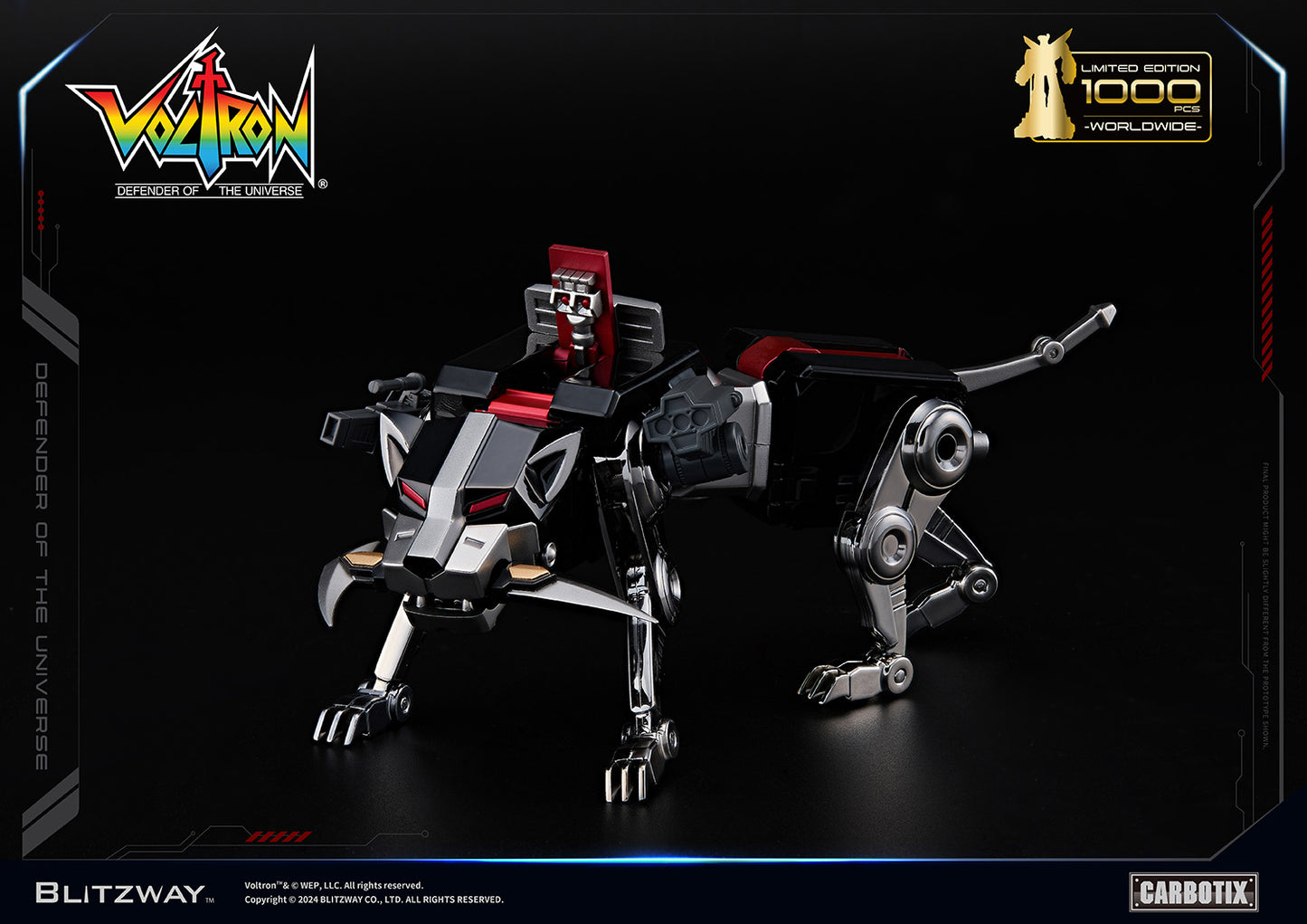 PREORDER Blitzway Carbotix Black Voltron BW-CA-11101