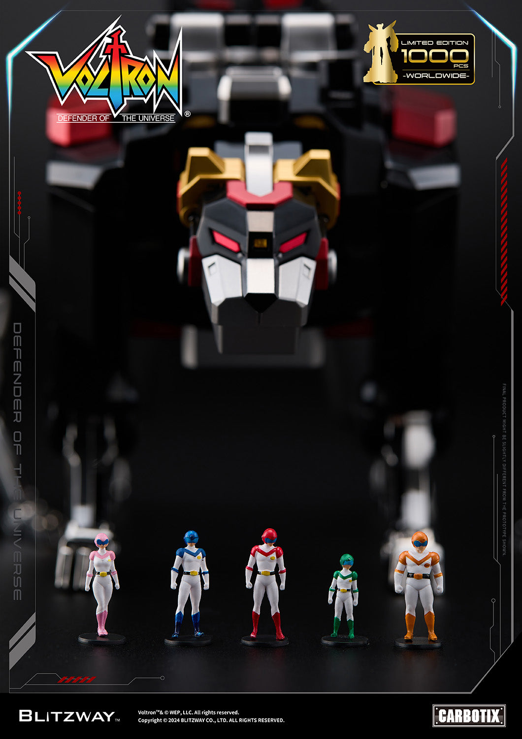 PREORDER Blitzway Carbotix Black Voltron BW-CA-11101