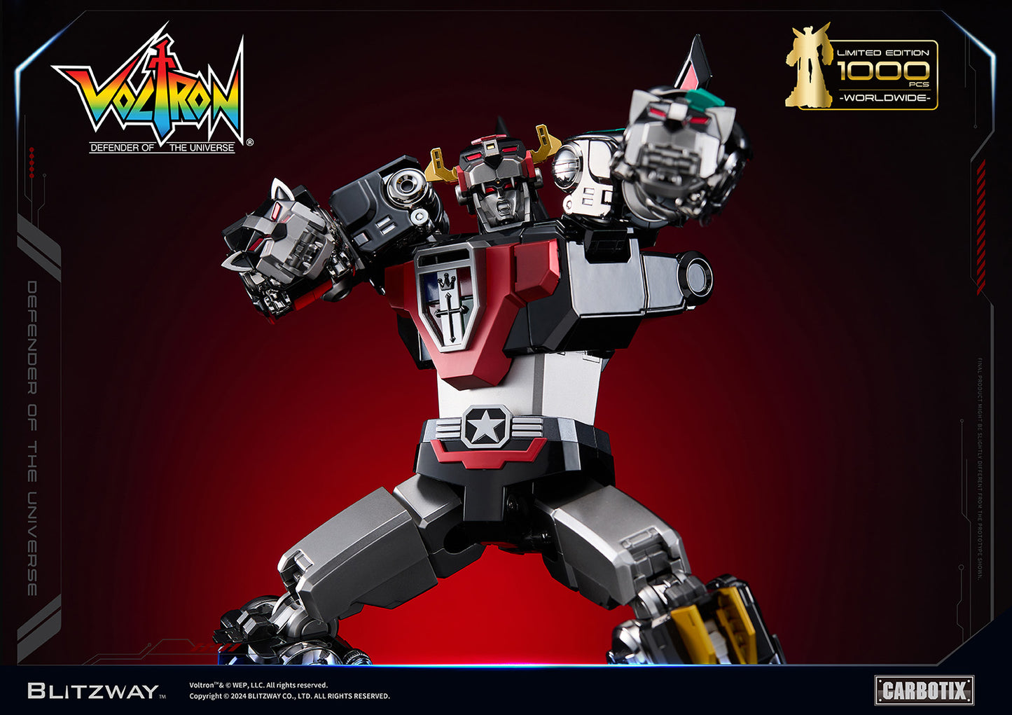 PREORDER Blitzway Carbotix Black Voltron BW-CA-11101