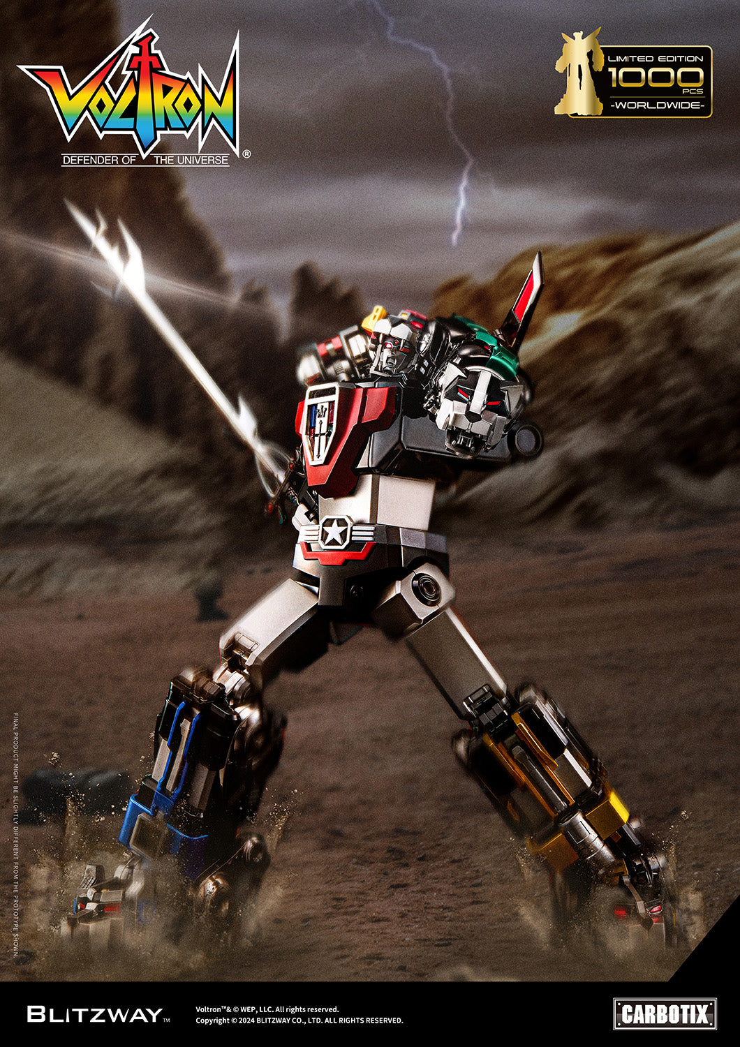 PREORDER Blitzway Carbotix Black Voltron BW-CA-11101