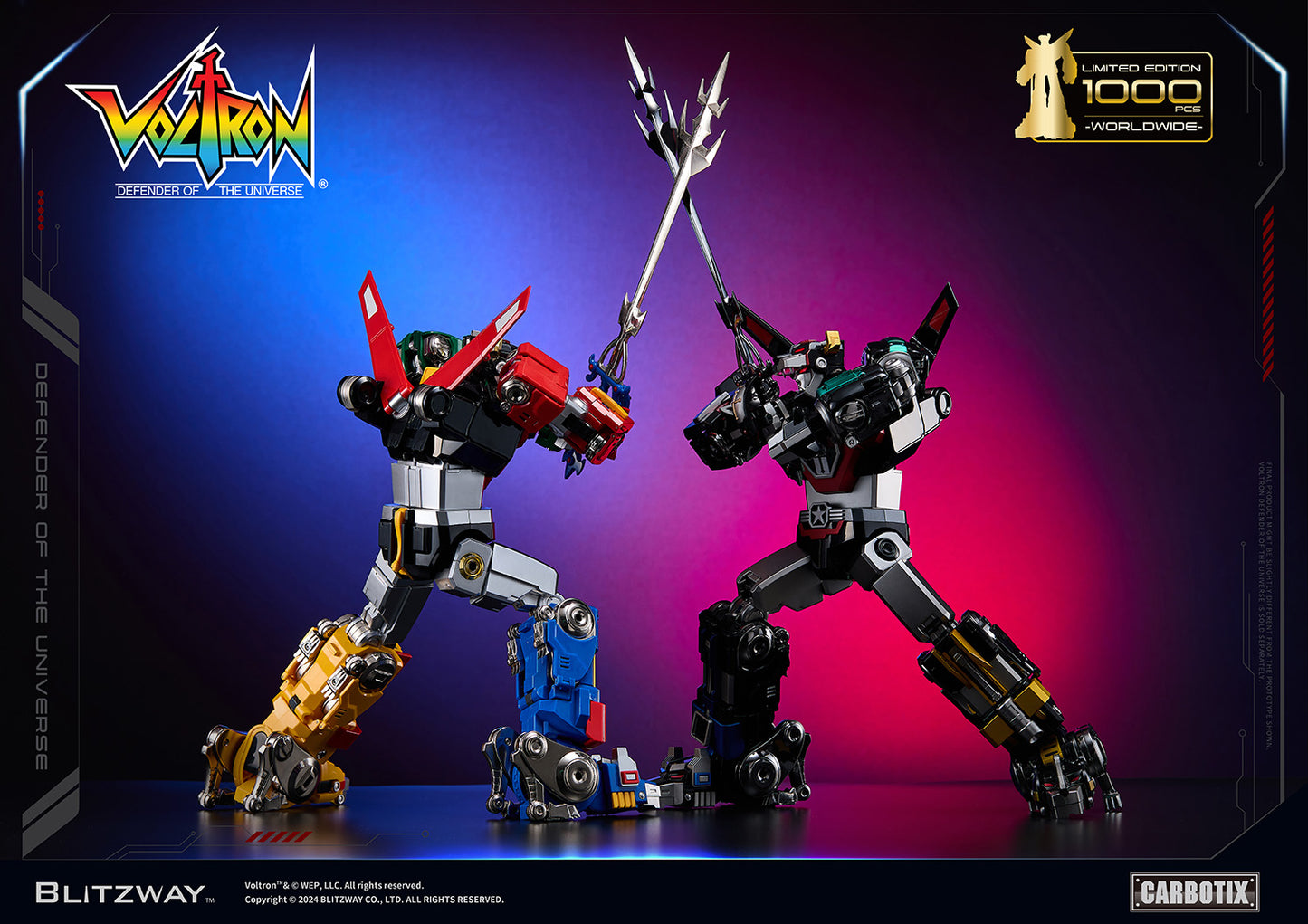 PREORDER Blitzway Carbotix Black Voltron BW-CA-11101