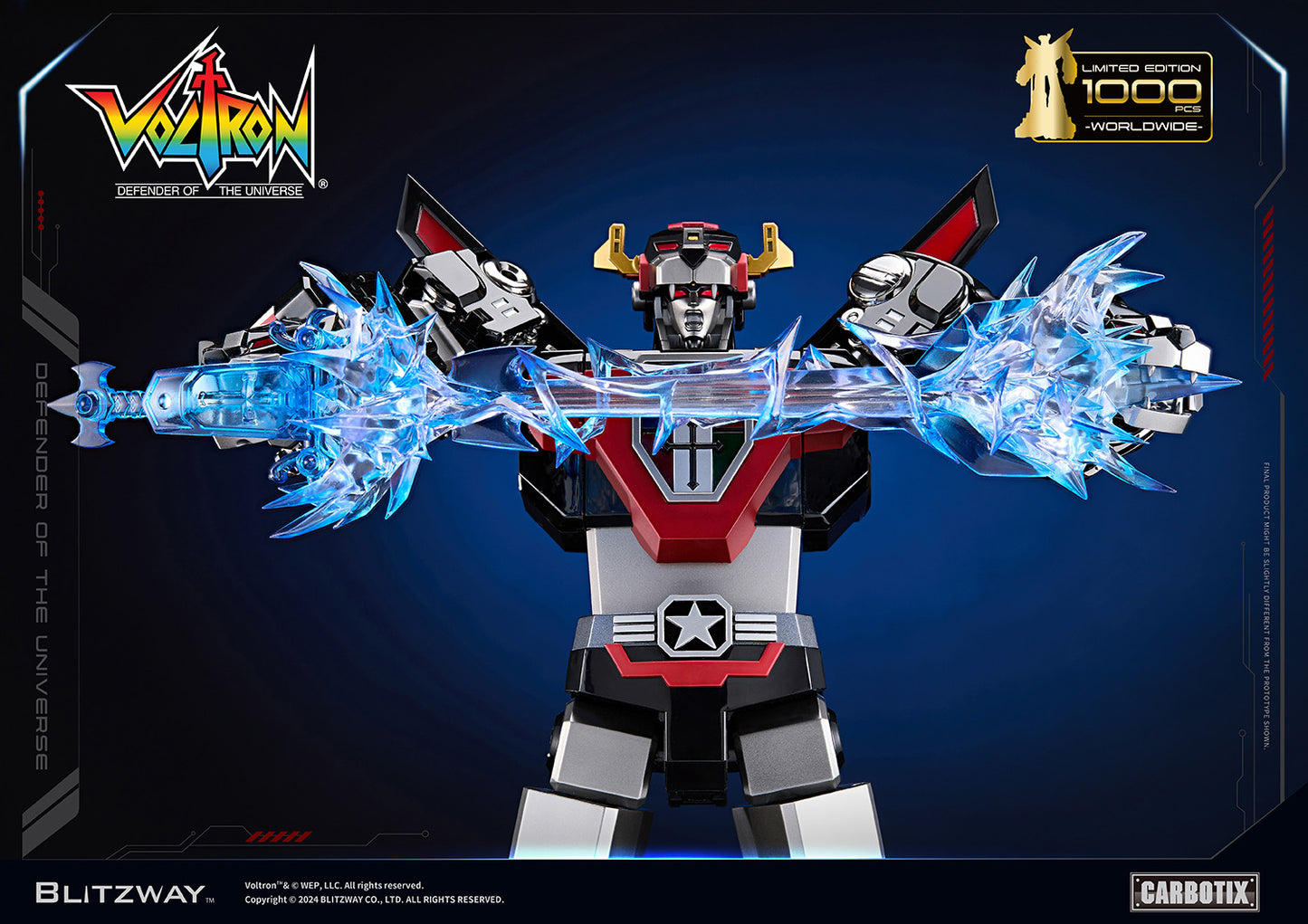 PREORDER Blitzway Carbotix Black Voltron BW-CA-11101