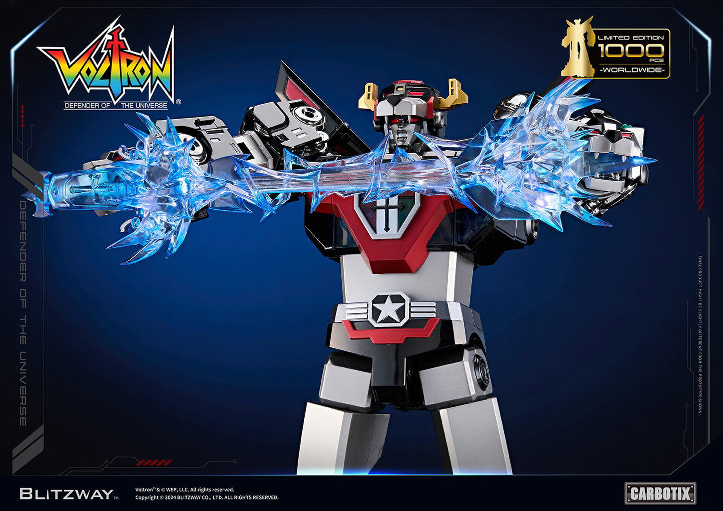 PREORDER Blitzway Carbotix Black Voltron BW-CA-11101
