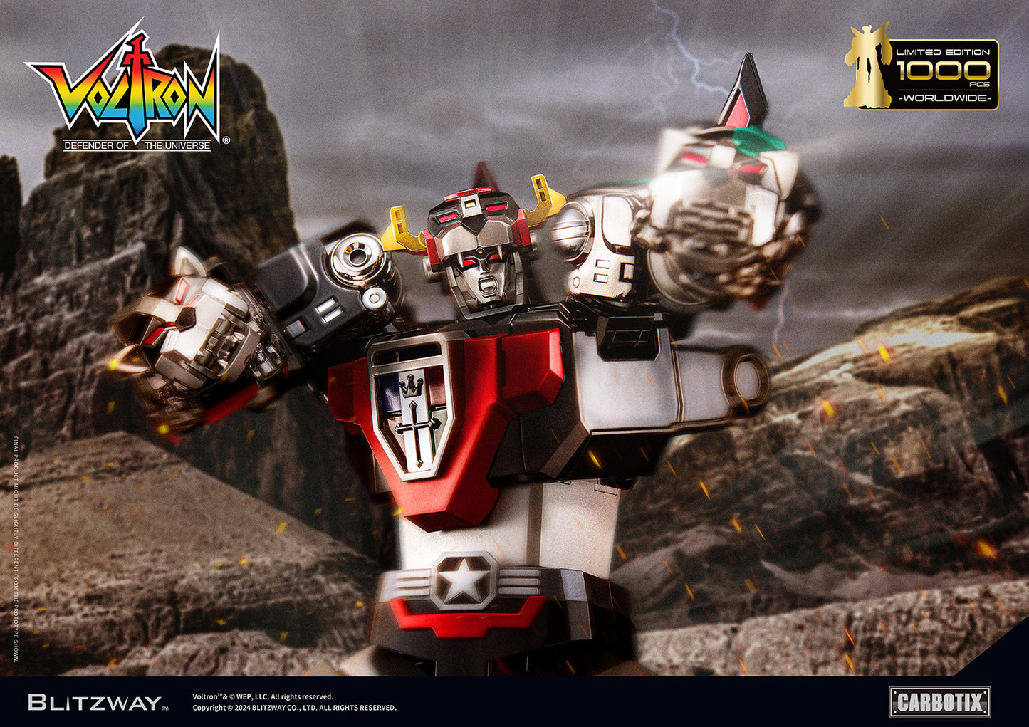 PREORDER Blitzway Carbotix Black Voltron BW-CA-11101
