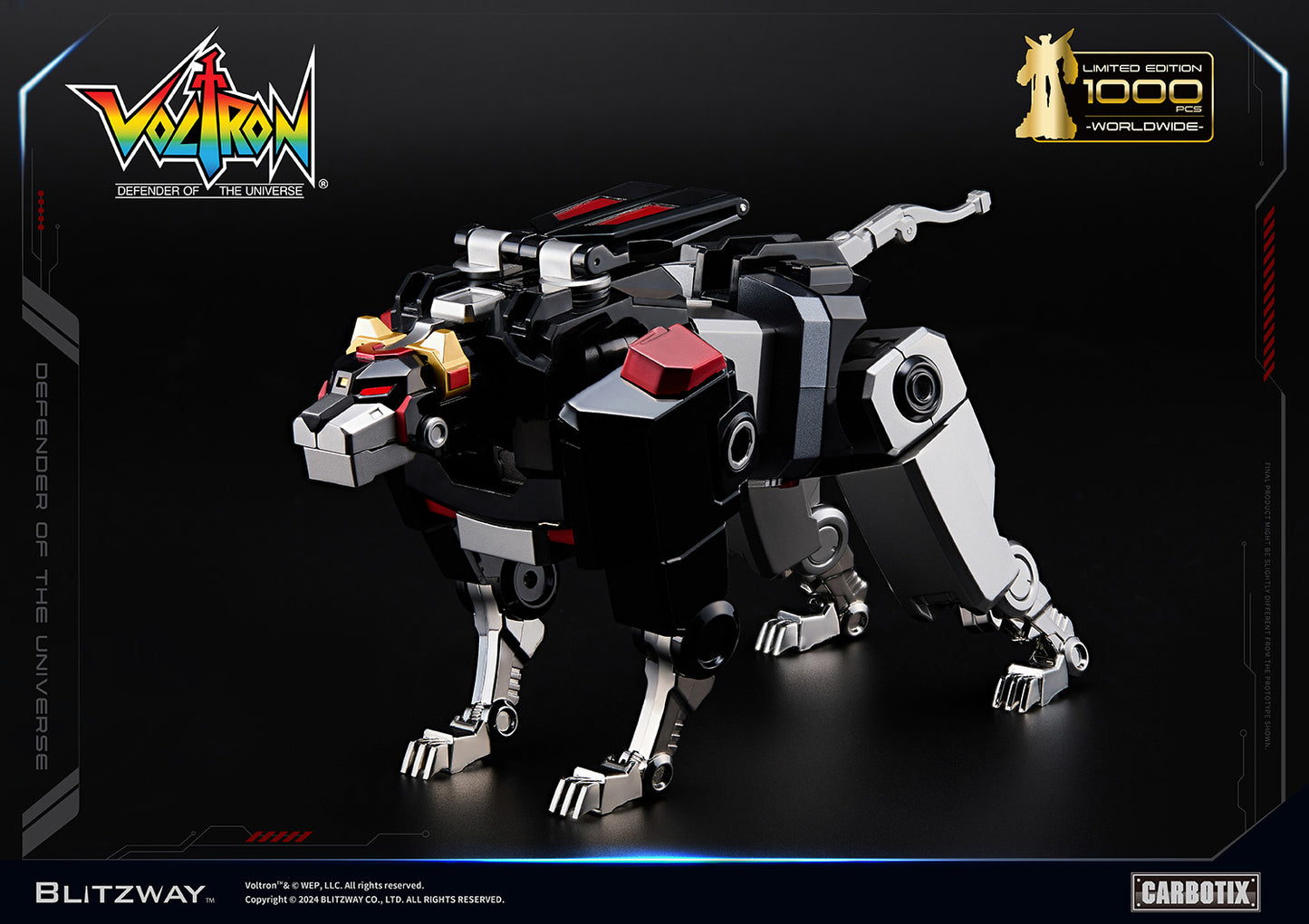 PREORDER Blitzway Carbotix Black Voltron BW-CA-11101