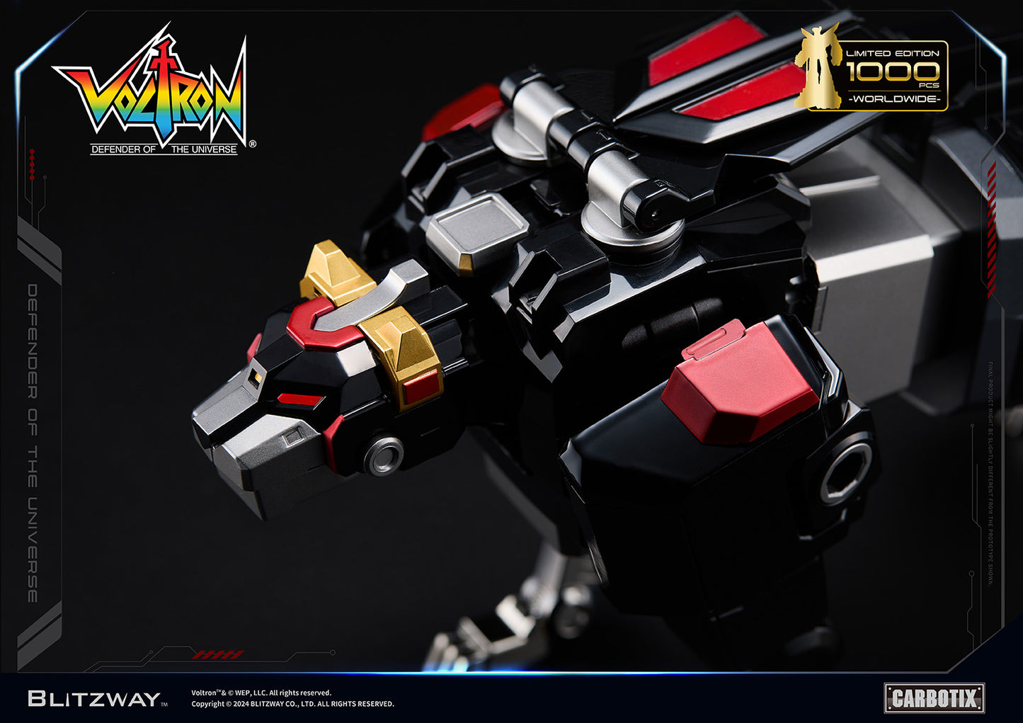 PREORDER Blitzway Carbotix Black Voltron BW-CA-11101