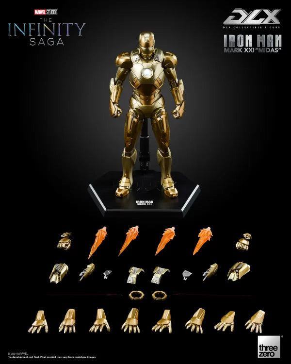 PREORDER Threezero Marvel The Infinity Saga DLX Iron Man Mark XXI Midas 3Z08300C0
