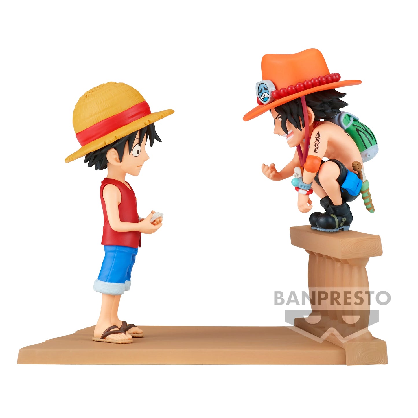 PREORDER ONE PIECE - Luffy & Ace - Figure WCF Log Stories