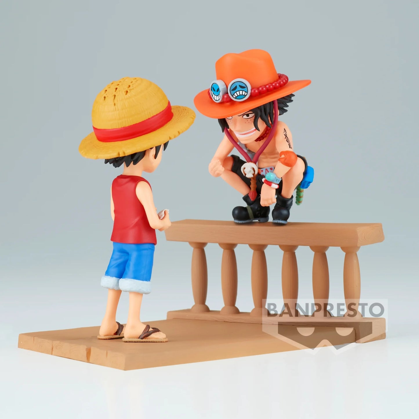 PREORDER ONE PIECE - Luffy & Ace - Figure WCF Log Stories
