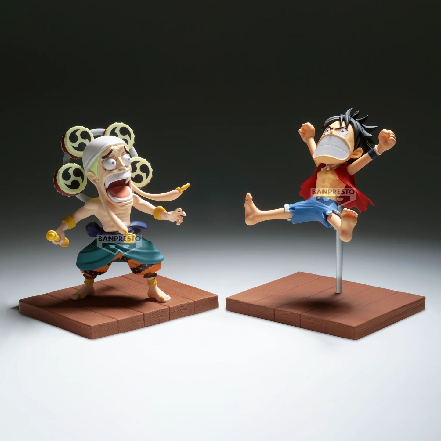 PREORDER ONE PIECE - Luffy & Enel - Figure WCF-Log Stories 7cm