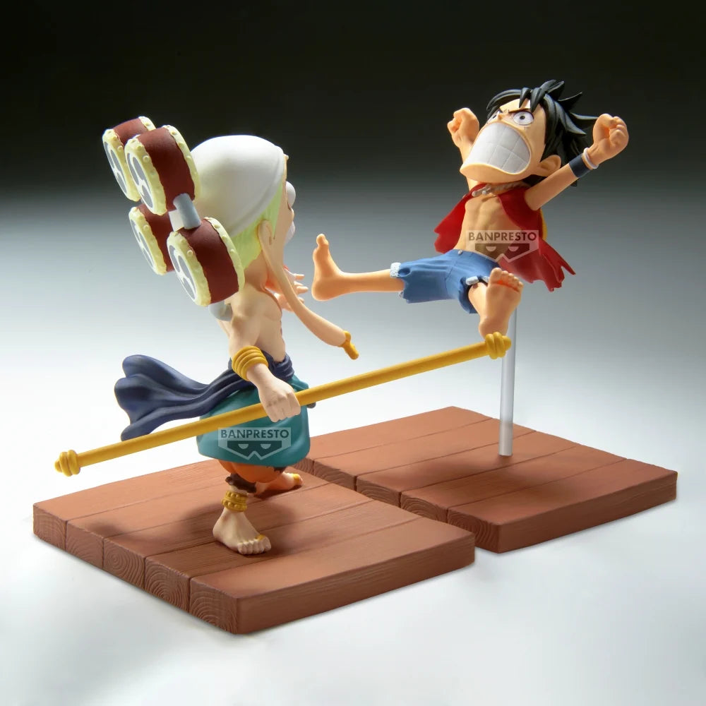 PREORDER ONE PIECE - Luffy & Enel - Figure WCF-Log Stories 7cm