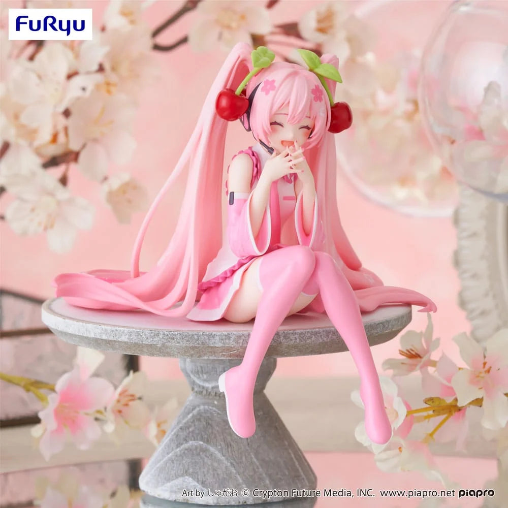 PREORDER Hatsune Miku Noodle Stopper Figure -Sakura Miku 2023 Smile ver.-