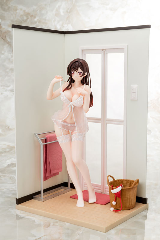 PREORDER 1/6 scaled pre-painted figure Rent-A-Girlfriend MIZUHARA Chizuru in see-through lingerie figure Angel White Ver.