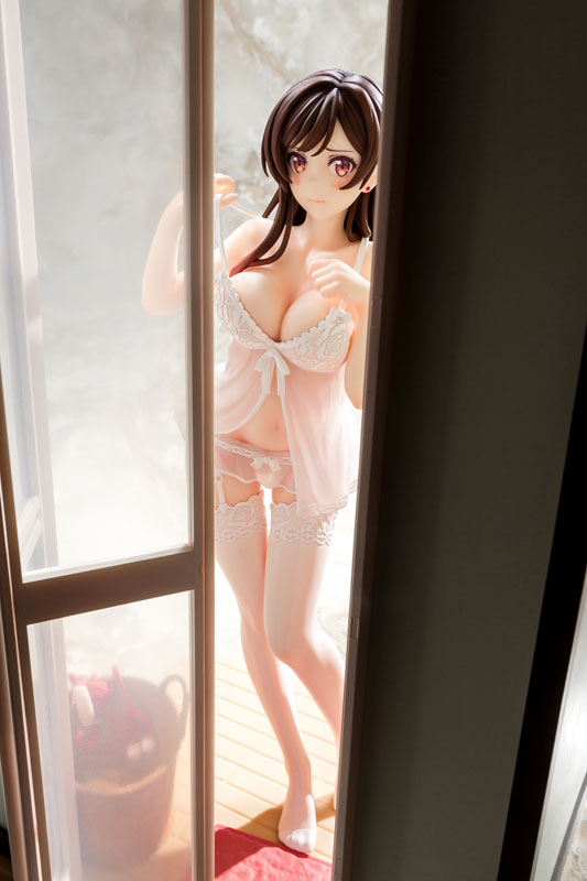 PREORDER 1/6 scaled pre-painted figure Rent-A-Girlfriend MIZUHARA Chizuru in see-through lingerie figure Angel White Ver.