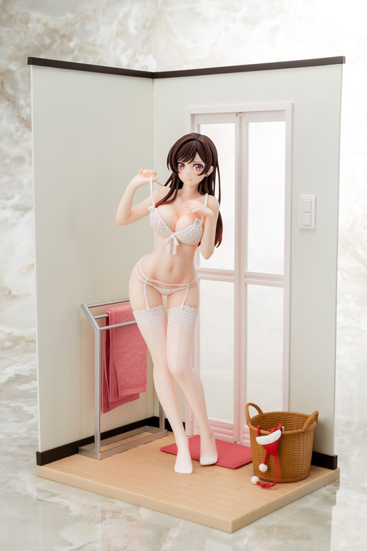 PREORDER 1/6 scaled pre-painted figure Rent-A-Girlfriend MIZUHARA Chizuru in see-through lingerie figure Angel White Ver.