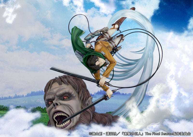 PREORDER TV Anime "Attack on Titan" "Levi vs Beast Titan ver." Complete Figure