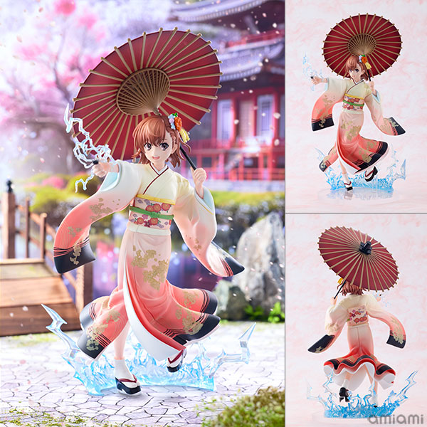 PREORDER KDcolle A Certain Scientific Railgun T Mikoto Misaka Furisode Kimono ver. 1/7 Complete Figure