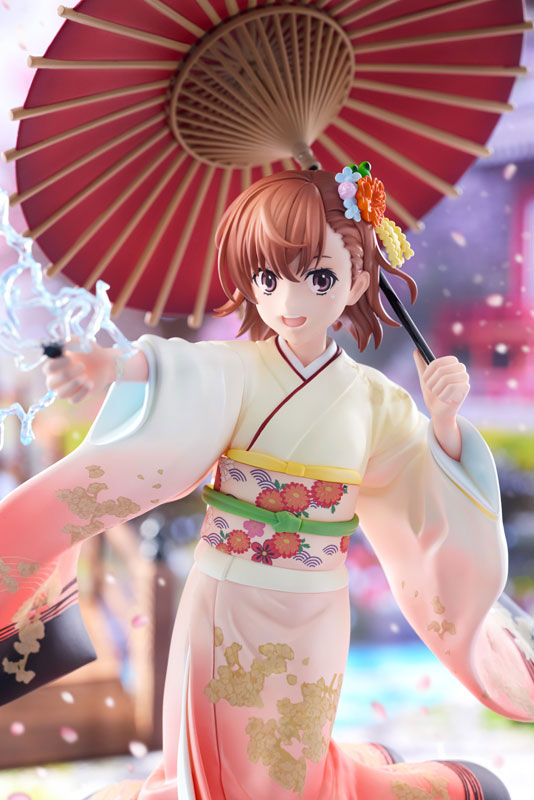 PREORDER KDcolle A Certain Scientific Railgun T Mikoto Misaka Furisode Kimono ver. 1/7 Complete Figure