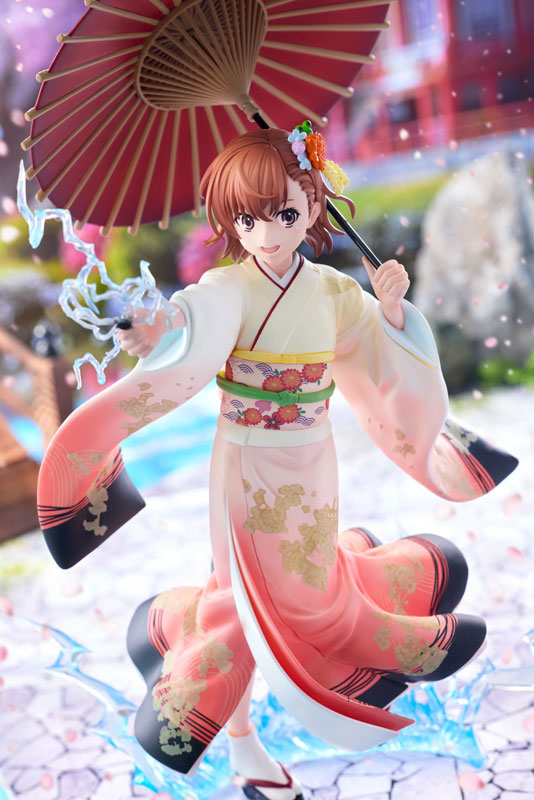 PREORDER KDcolle A Certain Scientific Railgun T Mikoto Misaka Furisode Kimono ver. 1/7 Complete Figure