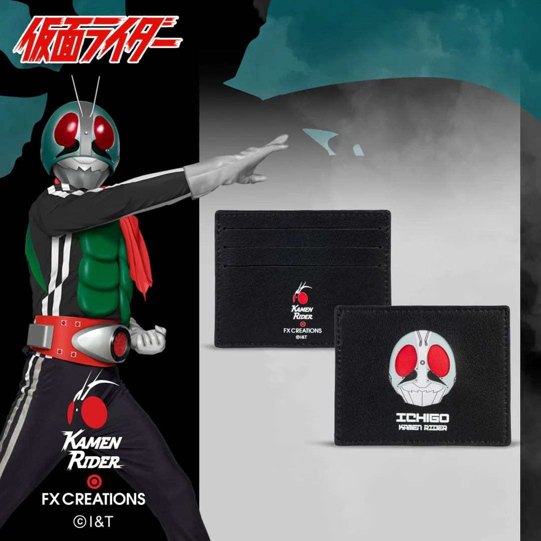 PREORDER MASKED RIDER 1 LEATHER CARDHOLDER