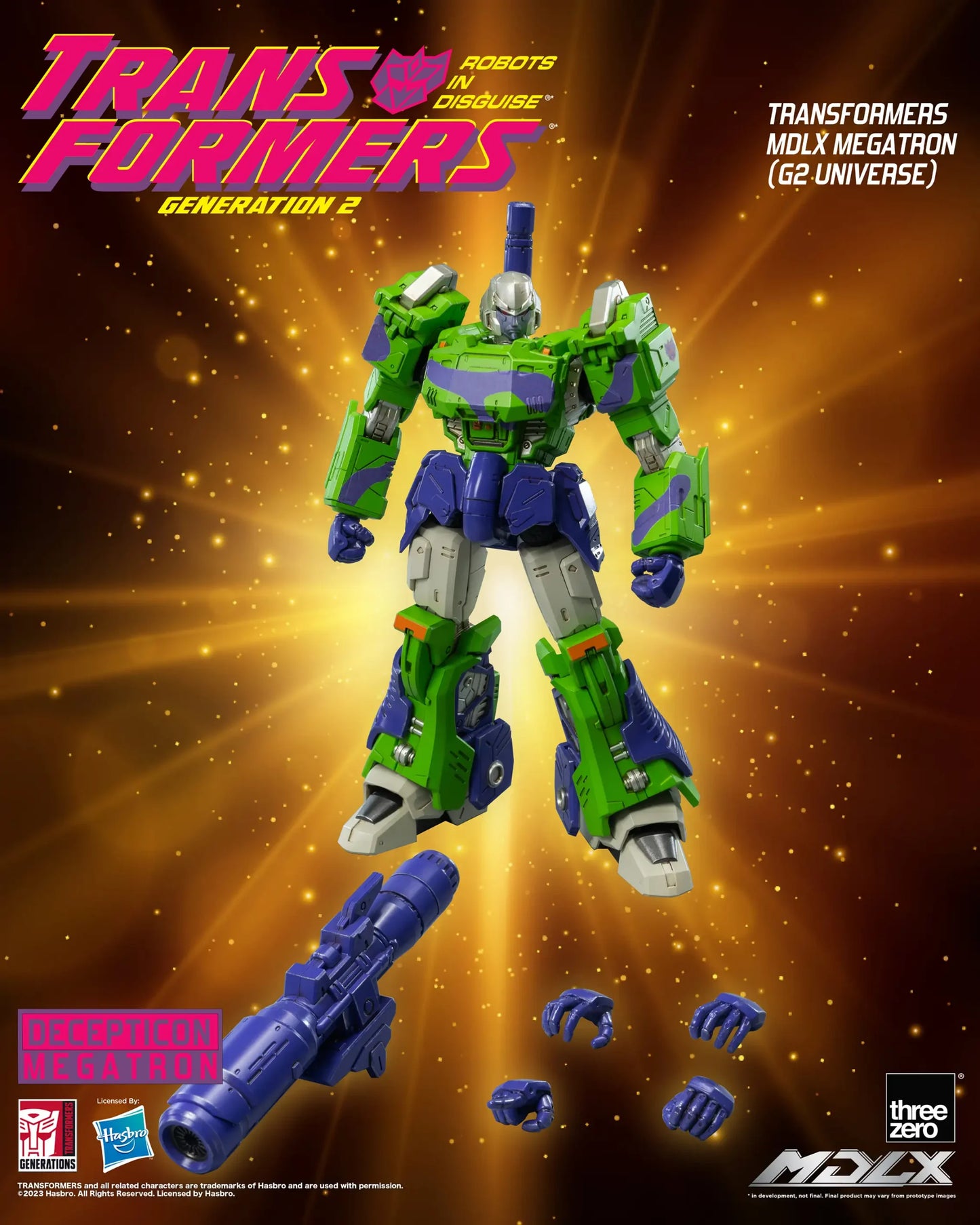 PREORDER Transformers - MDLX Megatron (G2 Universe)