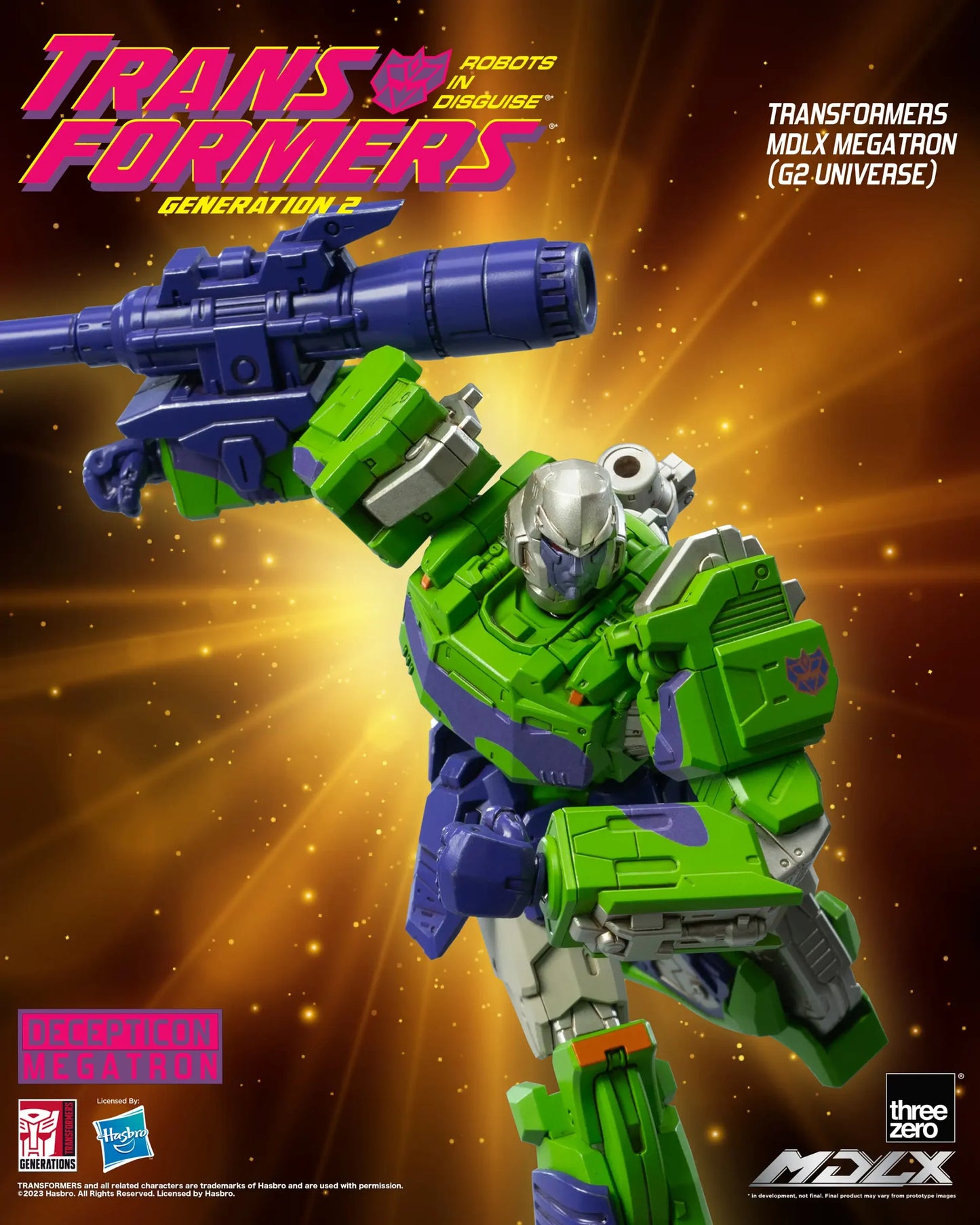 PREORDER Transformers - MDLX Megatron (G2 Universe)