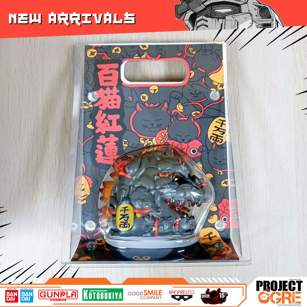 IN STOCK Offart x Horiren Hundred Cats Red Lotus Lucky (Black Ver.)