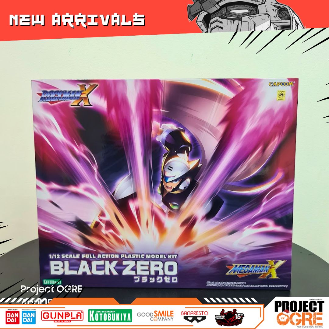 IN STOCK Mega Man X Black Zero 1/12 Scale Model Kit