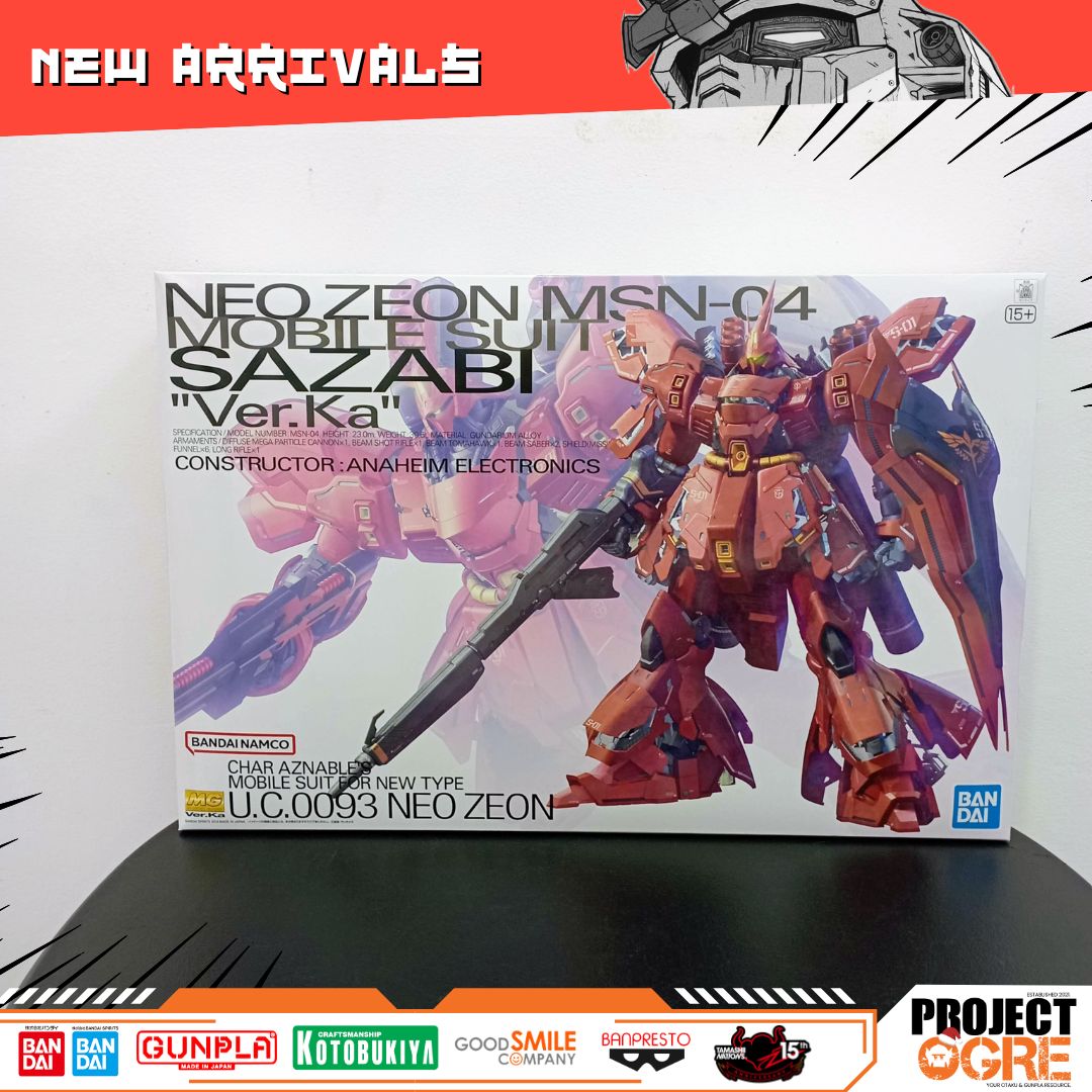 IN STOCK MG 1/100 MSN-04 Sazabi Ver.Ka
