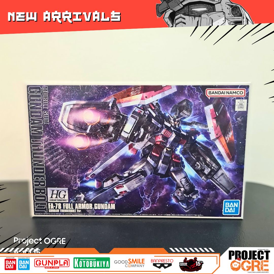 IN STOCK HG 1/144 Full Armor Gundam - Gundam Thunderbolt Anime Ver.