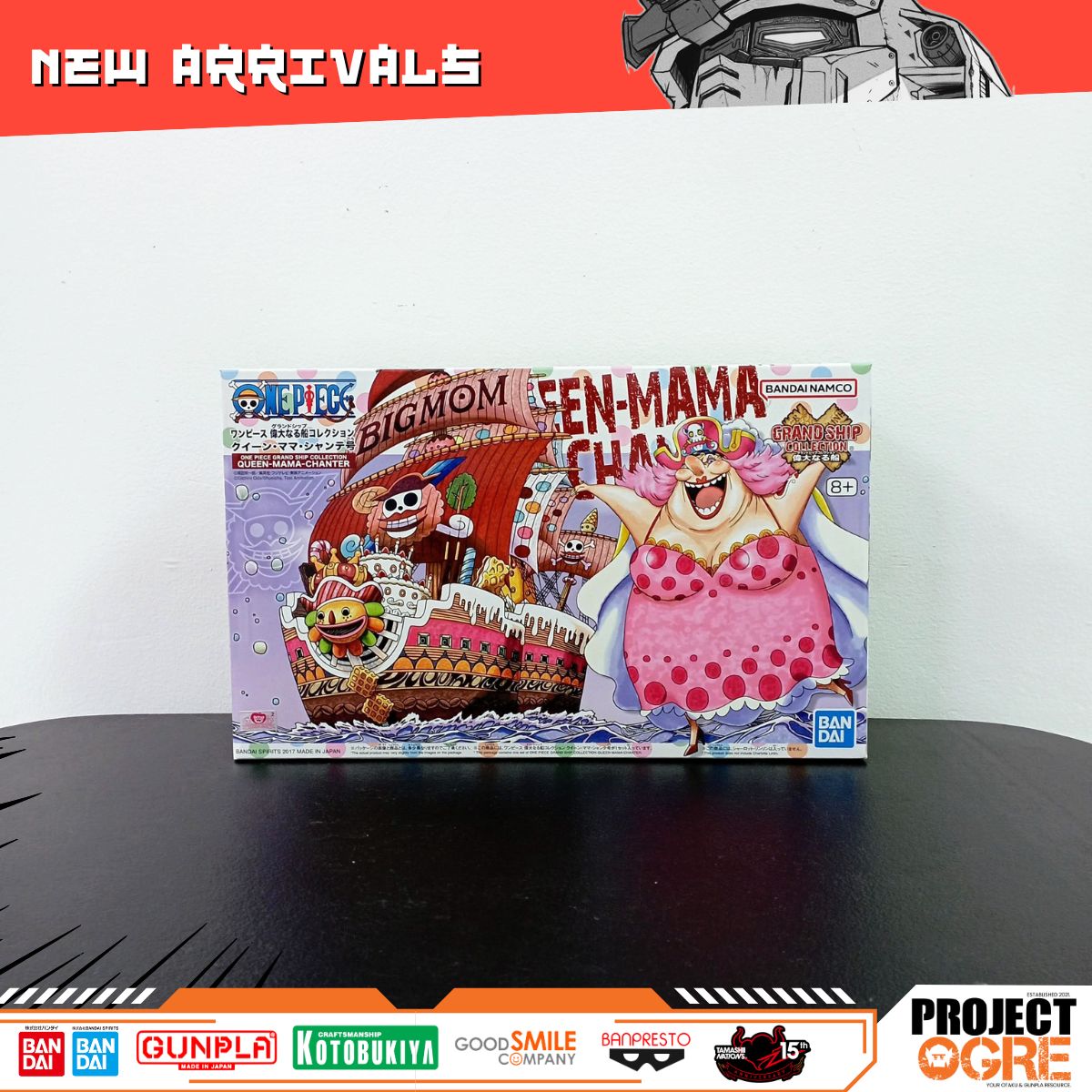 IN STOCK One Piece Grand Ship Collection: Queen-Mama-Chanter