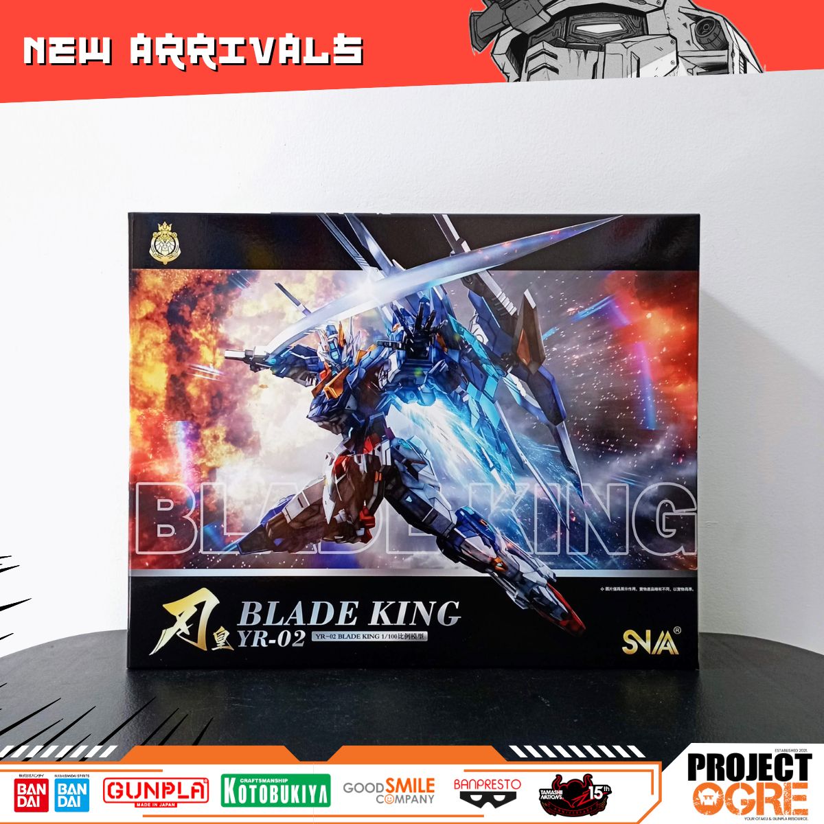 IN STOCK SNAA YR-02 Blade King Plastic Assembly Model Kit