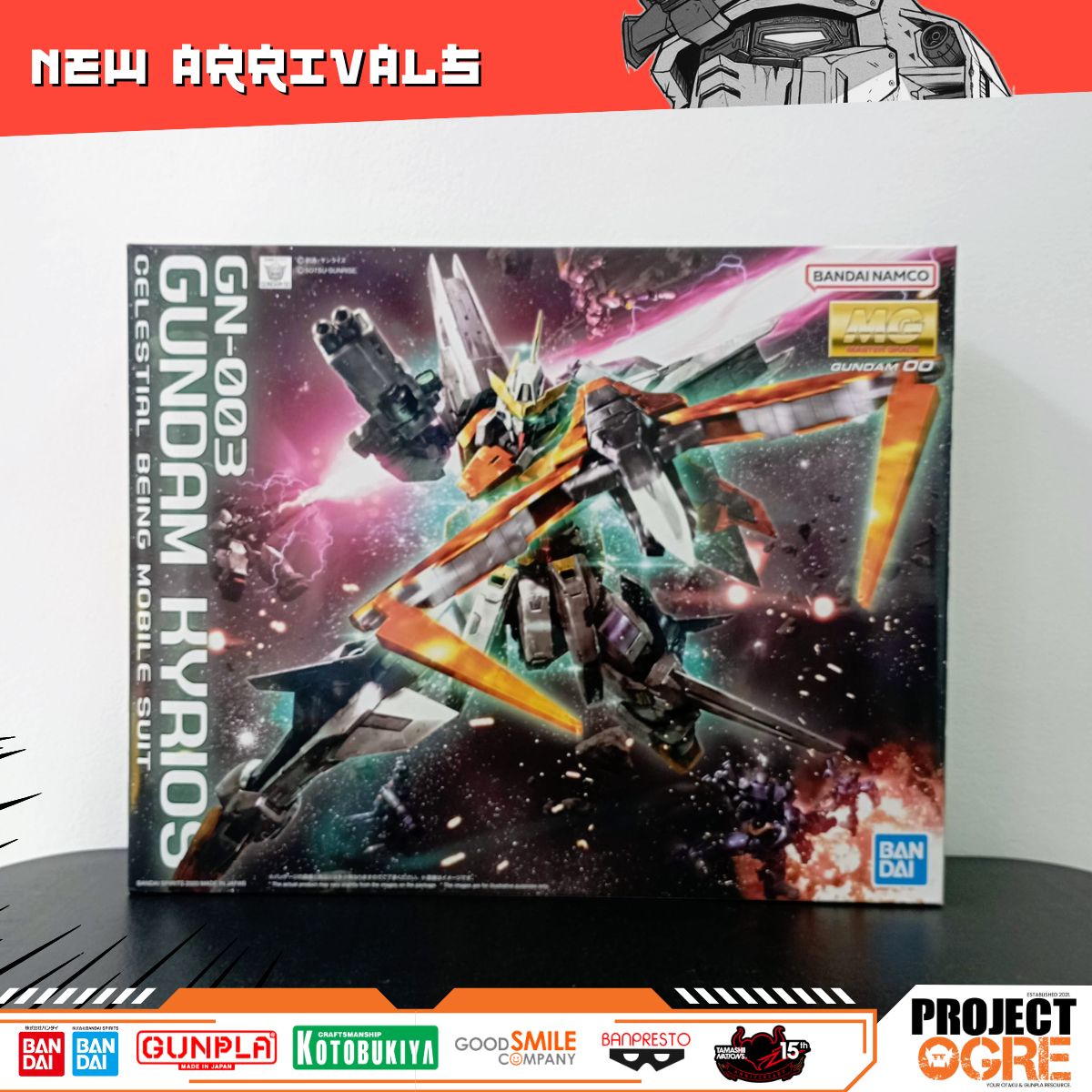 IN STOCK MG 1/100 Gundam Kyrios