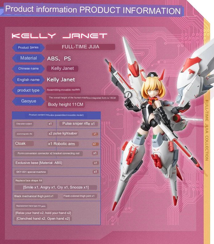 PREORDER SKY-001 Full-Time JIJIA KELLY JANET - Model Kit