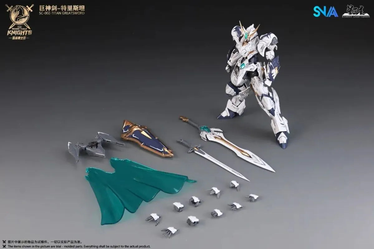 PREORDER SNAA The Round Table Knights SC-002 Titan Greatsword Tristan Model Kit